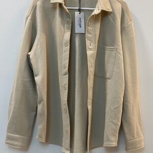 Refuge Cream Men's Casual Button Down Shirt